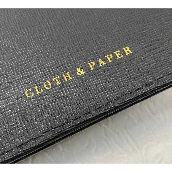 Cloth and Paper Foundations Black Leather Planner - Picture 11 of 16